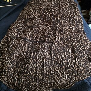 Leopard Print Women's Skirt